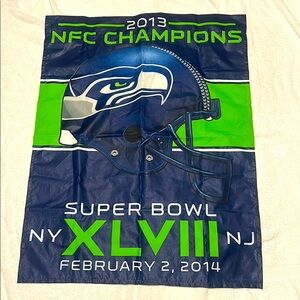 Seattle Seahawks Super Bowl XLVIII Banner 2014 37x27 Inch